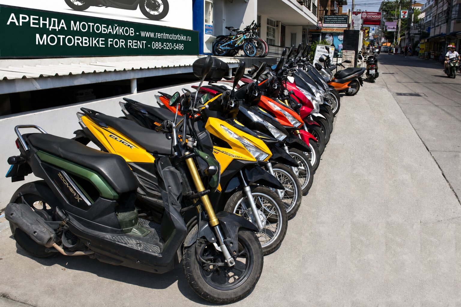 Motorbike rental in Pattaya