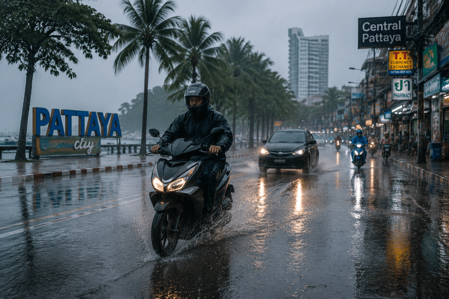 Mastering Motorcycle Riding During Rainy Season: Your Path to Safety in Pattaya